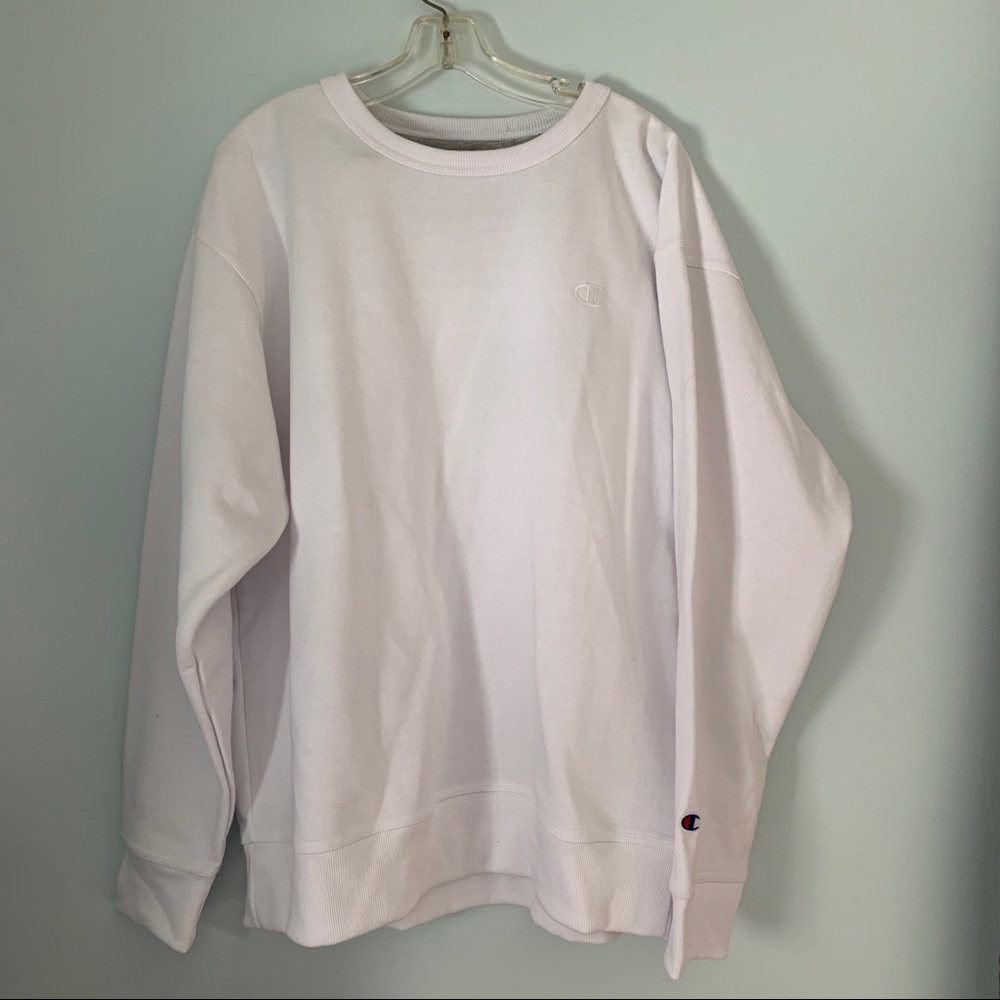 White champion crewneck